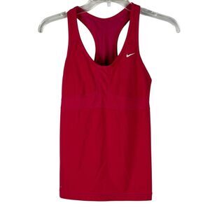 Nike Dri-FIT Fuchsia/Hot Pink Athletic Tank Top Small